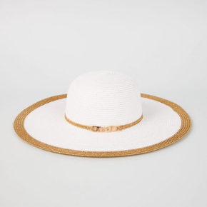 chapeau blanc lurex MOA PARIS